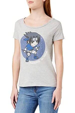 Naruto Koszulka WONARUTTS039, melanż szary, XL Kobiety
