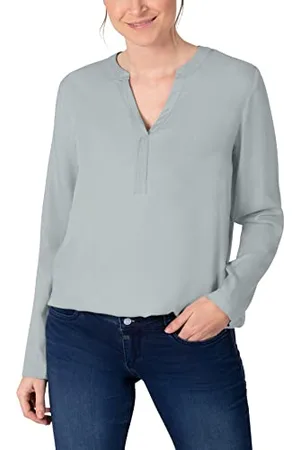 Timezone Bluzka damska Tape Henley Blouse, , S