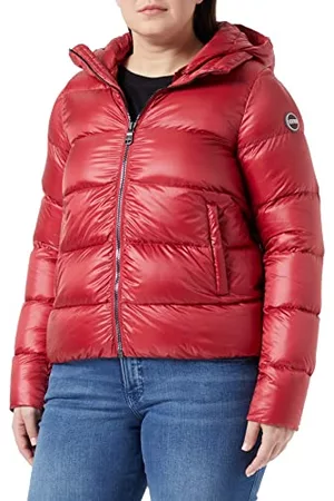 Colmar Kobieta Kamizelki Wełniane - Damska kamizelka Vers le Bas sukienka płaszczowa, Red Velvet Dark Stee, 42
