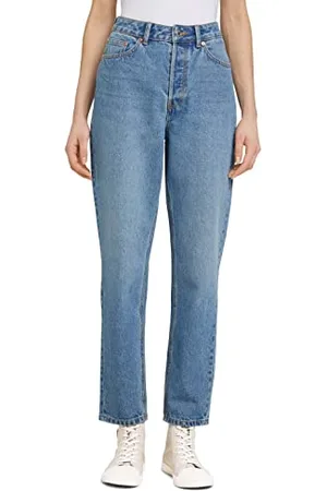 TOM TAILOR Damski spodnie jeansowe mom fit 1031985, , 31
