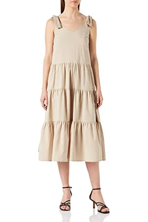 Part Two Damska sukienka Povlapw Dr Dress Relaxed Fit, Feather Gray, 42