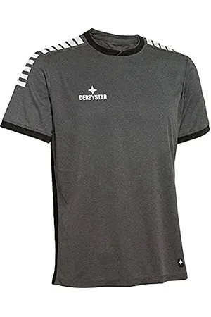 Derbystar Męska koszulka Primo, szary/czarny, 3XL