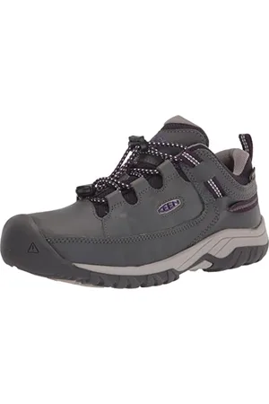 Keen Unisex dziecięce Targhee niskie wysokości wodoodporne buty trekkingowe, Szary - - 23 EU