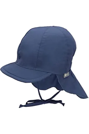 Sterntaler Czapka z daszkiem unisex z ochroną karku i tasiemkami do wiązania, , 47