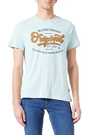Blend Męski T-shirt 20714568, 154707/Blue Haze, L