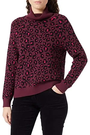 Gerry Weber Edition Damski sweter 770543-44713, czerwony/pomarańczowy/fioletowy/różowy, 36 (DE)
