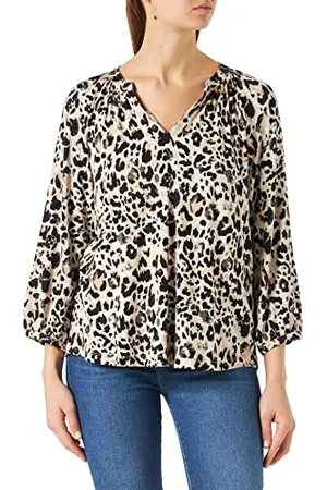 Part Two Koszulka MileaPW TS Relaksujące dopasowanie 3/4 Sleeve, neutralny nadruk Leo, M damska, , M