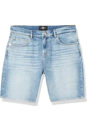 7 for all Mankind Męskie szorty JSSRC100 Denim Shorts, jasnoniebieskie, regularny, , 38