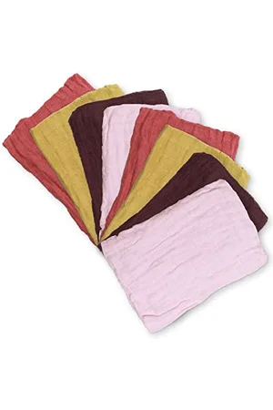 Pippi Unisex Baby Baby 8er Pack Stoffwindeln Ściereczka do pieluszki/ścierki do owijania/ścierki do odbicia, kreda różowa, Einheitsgröße