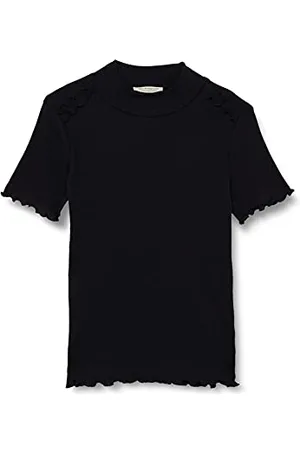 Scotch&Soda Dziewczęcy Fitted Higneck Short-Sleeved T-Shirt, , 116 cm