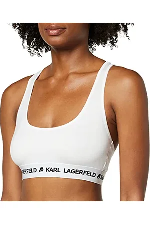 Karl Lagerfeld Damski biustonosz z logo Bralette Bra