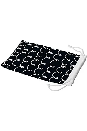 Bonamaison Etui na okulary z cyfrowym nadrukiem, etui na okulary przeciwsłoneczne, 100% bawełna, miękkie i smukłe, ochronne etui na okulary z zamknięciem na sznurek, 1 sztuka, 11 x 19 cm