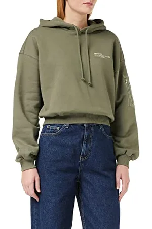 Dr Denim Damska bluza z kapturem Estrid Pocket z kapturem, , S