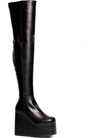 Lamoda Never Again Chunky Platform Wedge Boots, EU 39, , 39 EU