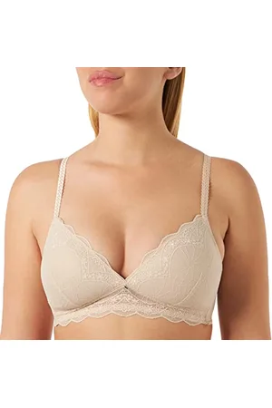 NATURANA Damski 5194 wyściełany biustonosz, jasnobeżowy, 36D