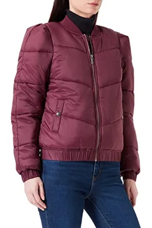 Mexx Damska kurtka z krótkim rękawem, wyściełana, bomber transitional, , XL