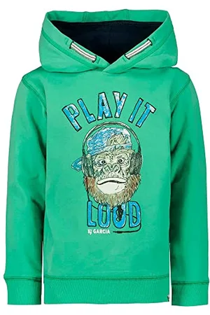 Garcia Kids Chłopięca bluza dresowa, zielona (Electric Green), 116/122