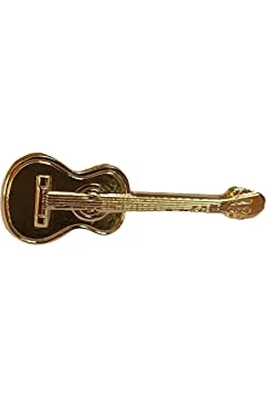 GEWA Unisex-Brosche Anstecknadel Gitarre, goldfarbig - 980037
