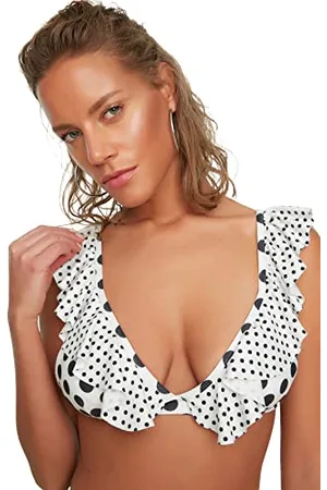 Trendyol Koronka bikini Polka-Dot, wielokolorowa, 42
