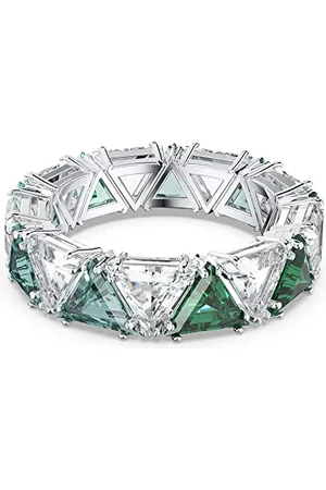 Swarovski Pierścionek koktajlowy Ortyx, Szlif trójkątny, , Powłoka z rodu