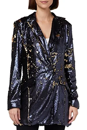 KENDALL + KYLIE KENDALL & KYLIE Damski blezer K&K W Dazzle KKW3711001 brąz XL