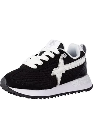W6YZ Kis J. dziecięce buty typu sneakers uniseks, czarny - czarny - 33 EU