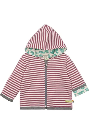 loud + proud Unisex Baby Ringel, certyfikat GOTS kurtka dwustronna, , 50-56