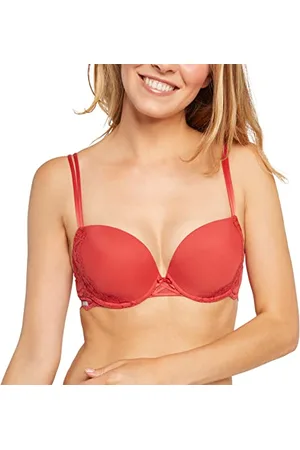 VARIANCE Lingerie Audacieuse damski biustonosz z wyściółką, papryka, D