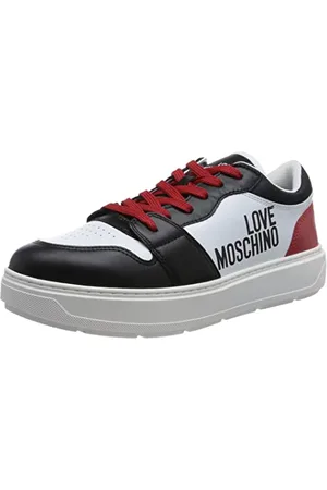 Moschino Damskie JA15274G1GIAB W.Sneakers, białe, 39, , 39 EU