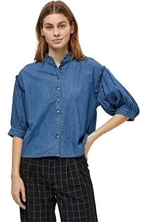 Minus Damska koszulka Laki, ciemny denim, 12