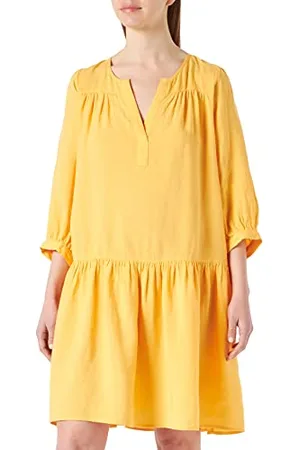 Part Two Damska sukienka Chaniaspw Dr Relaxed Fit, Amber Yellow, 38