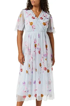 Frock and Frill Damska haftowana sukienka na specjalne okazje, , 38