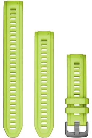 Garmin Unisex – bransoletka dla dorosłych 20 mm silikonowa Waikiki części ze stali nierdzewnej łupek szary, 20 mm
