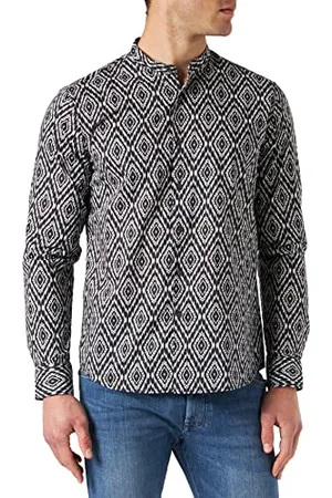 GIANNI LUPO Męska koszula Gl012da, brązowa, S/XXL