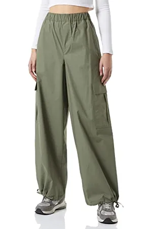 JACK & JONES Damskie spodnie JJXX JXYOKO Cosy Cargo HW NOOS Chino, , S