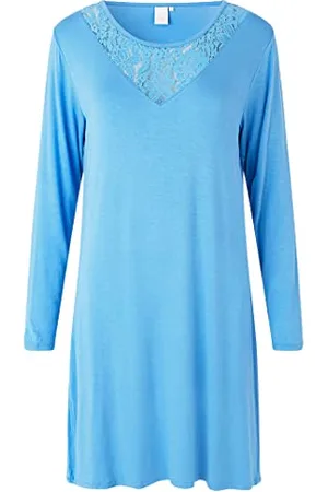 ccdk copenhagen Damska koszula nocna Kirsten L/S, Lichen Blue, XXL