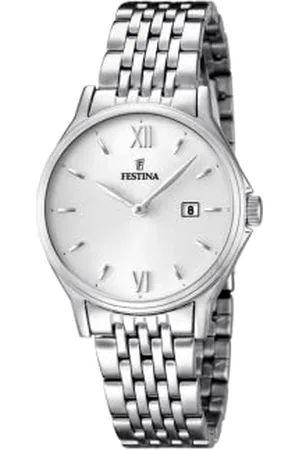 Festina Damski zegarek na rękę ACERO CLASICO analogowy kwarcowy stal szlachetna F16748-2