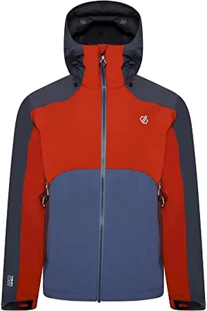 Dare 2B Dare 2b Męska wodoodporna kurtka Touchpoint II (L) (Burnt Salmon/Stellar Blue)