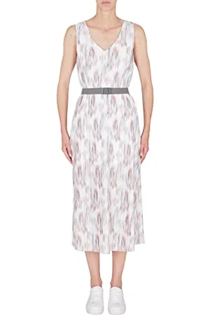 Armani Exchange Damska plisowana sukienka, Classic Fit Dress, , Medium, , M