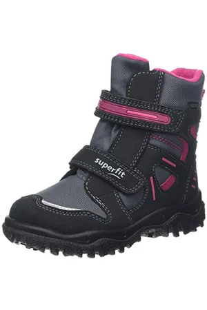 Superfit Damskie buty zimowe Husky 509080, czarny, czarny, różowy, 05, 36 EU