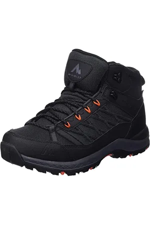 mc kinley Kona V Mid AQX Męskie buty trekkingowe, czarne/antracytowe/czerwone, 46 EU