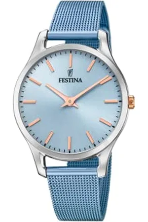 Festina Damski analogowy zegarek kwarcowy z bransoletką ze stali szlachetnej F20506/2
