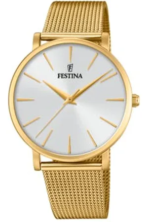 Festina Damski analogowy zegarek kwarcowy z paskiem ze stali nierdzewnej F20476/1, , Bransoletka