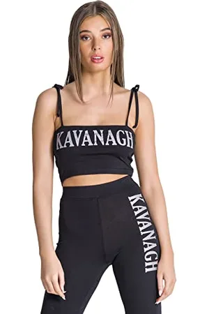Gianni Kavanagh Damska koszulka Black Kavanagh Crop Top T-Shirt, , S