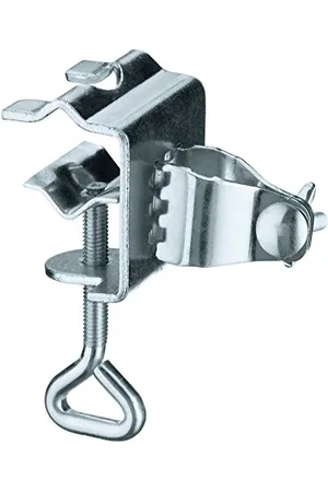 SCHNEIDER 801-00 Klamra Stołowa do Parasoli Przeciwsłonecznych ze Stali, Srebrny