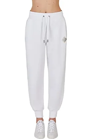 Armani Exchange High Waist, sznurowane sznurki z przodu kieszenie jednoczęściowy kombinezon damski, , S