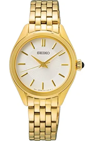 Seiko Damski analogowy zegarek kwarcowy z bransoletką ze stali nierdzewnej SUR538P1, , bransoletka