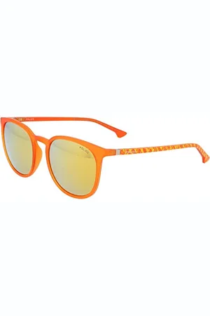 Police Unisex SPL343 okulary przeciwsłoneczne, pomarańczowe, 52, , 52