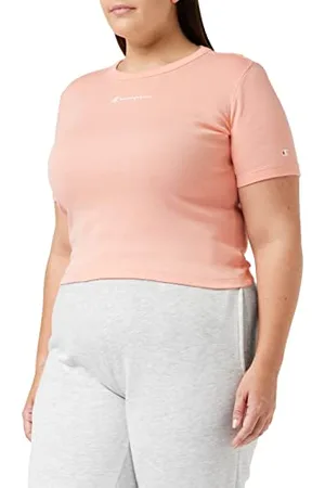 Champion Legacy American Classics Soft Cotton 1x1 Rib Slim S/S Koszulka Kobiety, ,M