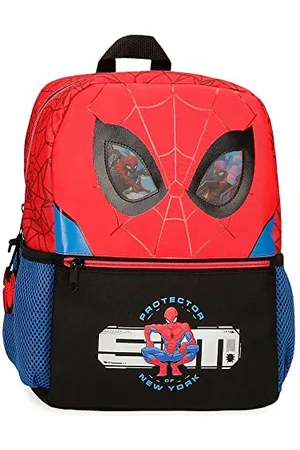 Marvel 28322T1 Spiderman Protector Plecak szkolny z wózkiem, , 25 x 32 x 12 cm, Poliester 9,6 l, , Mochila Escolar con Carro, plecak szkolny na kółkach